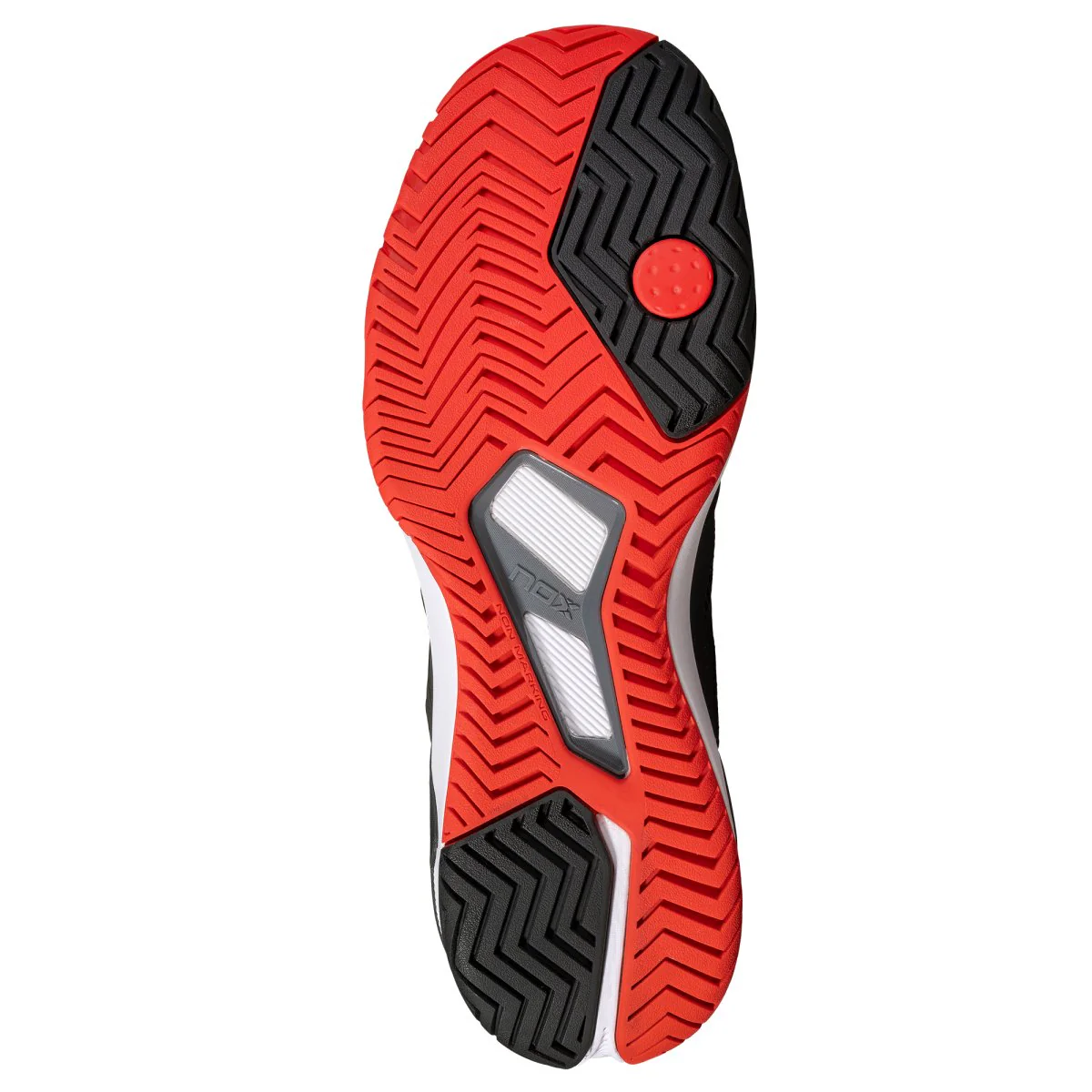 Zapatillas de Pickleball LUX NEXO Negro/Rojo Lava - Image 3
