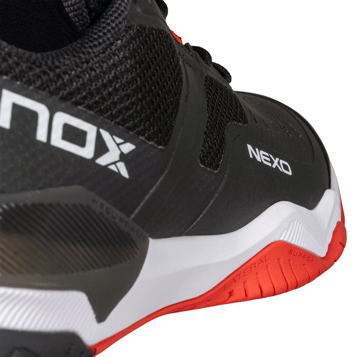 Zapatillas de Pickleball LUX NEXO Negro/Rojo Lava - Image 8