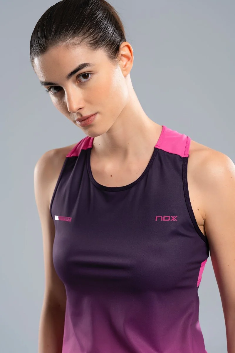 Camiseta Tirantes Mujer PRO Blackberry Rose Degraded - Image 7
