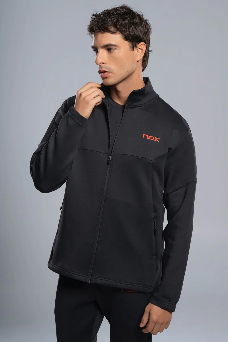 Chaqueta Deportiva hombre TEAM negro - Image 4