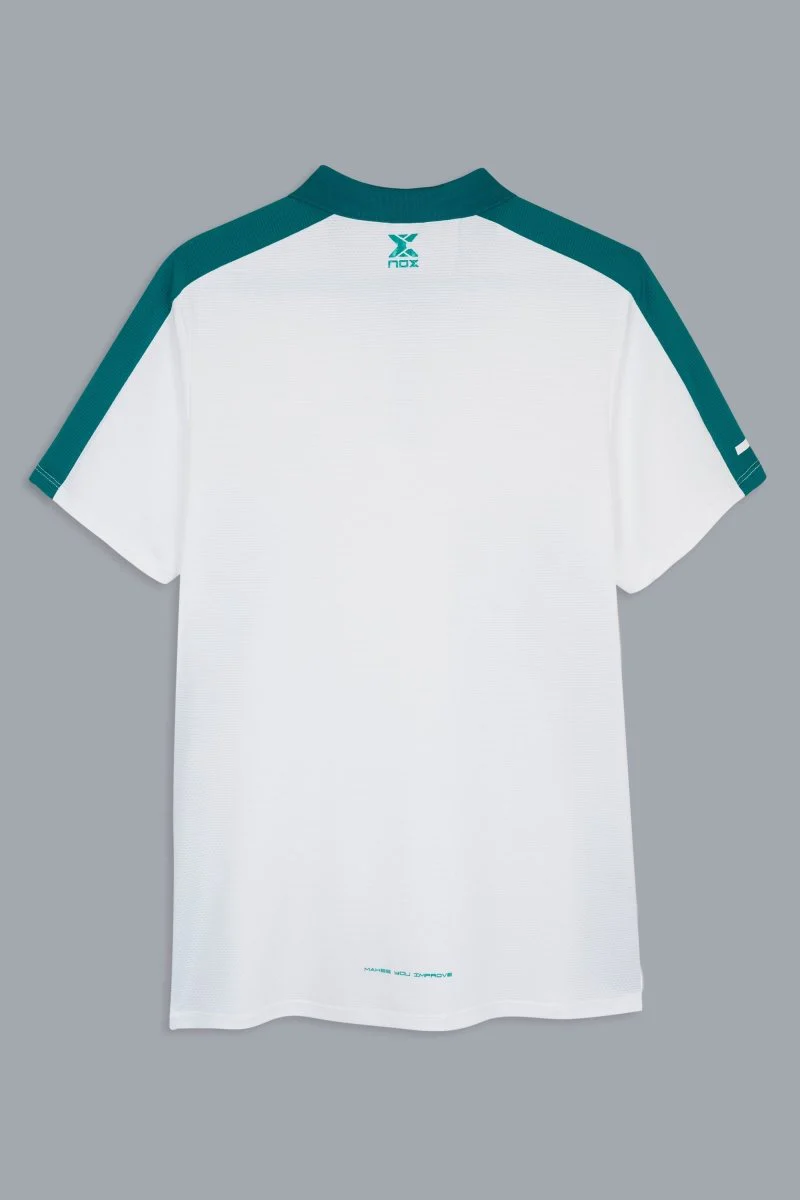 Polo Hombre PRO White/Ivy Green - Image 10