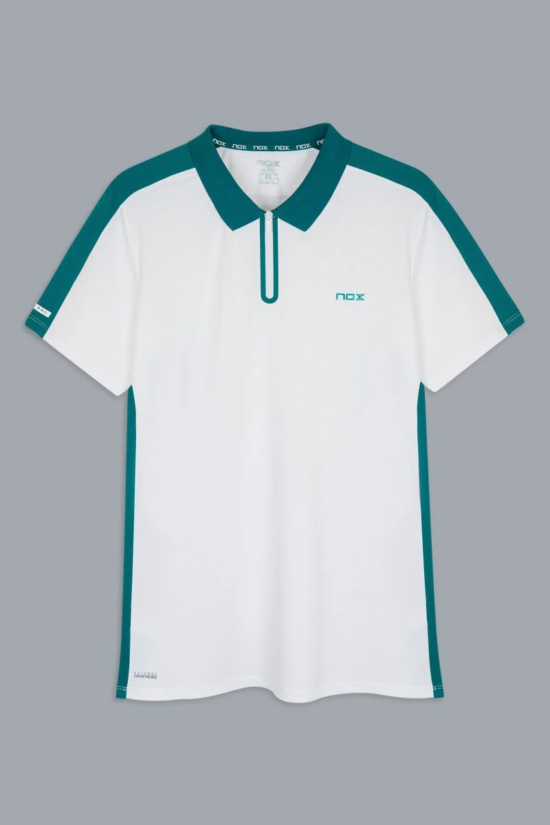 Polo Hombre PRO White/Ivy Green - Image 7