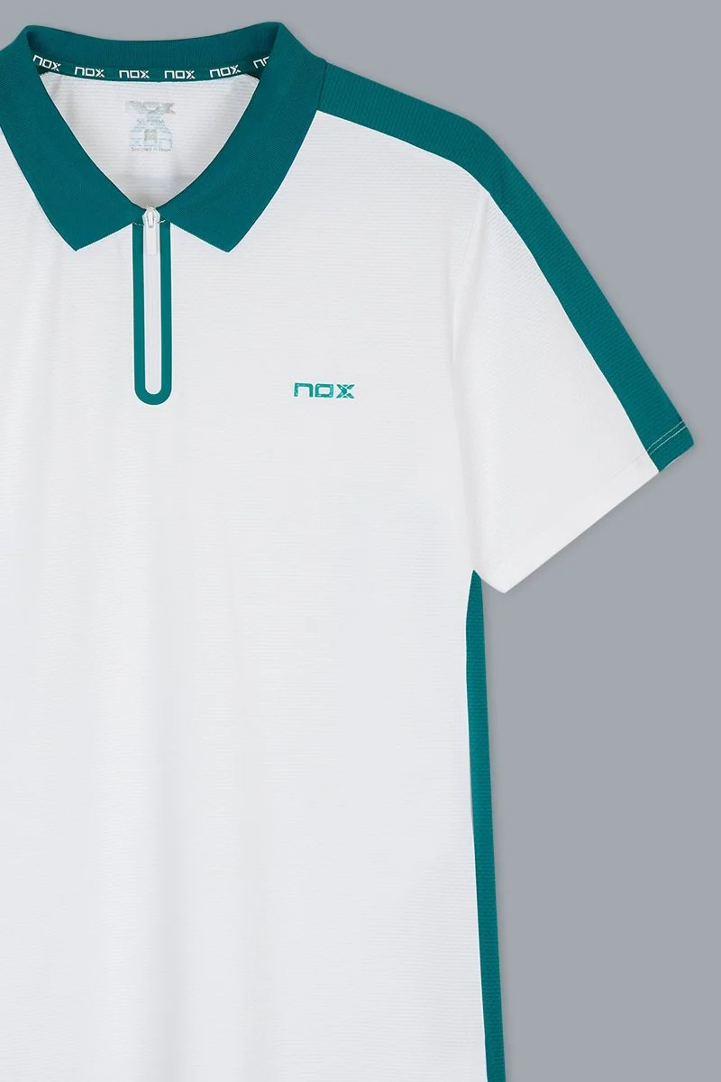 Polo Hombre PRO White/Ivy Green - Image 8